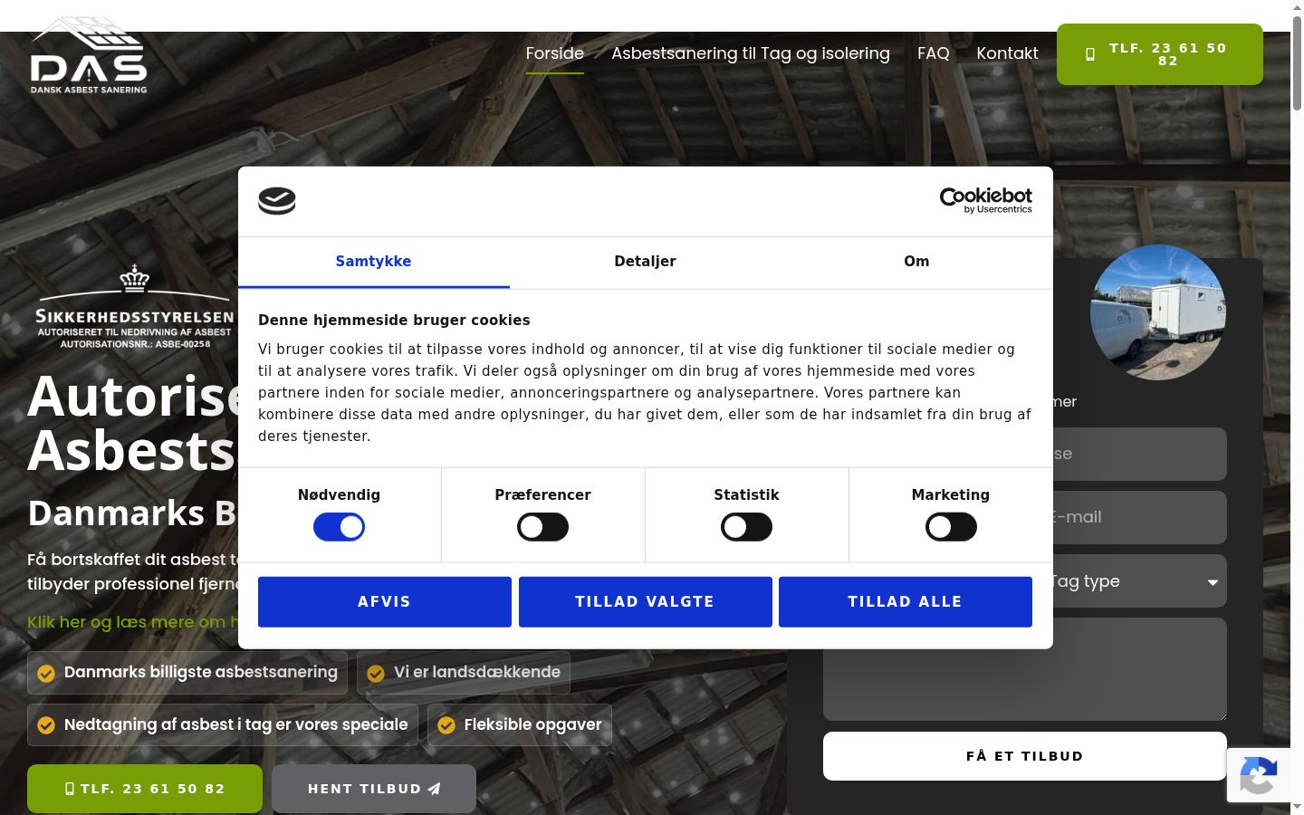 Snímka obrazovky banera súhlasu zobrazeného pred akoukoľvek interakciou