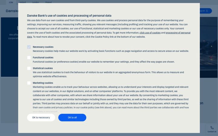 Screenshot of danskeci.com
