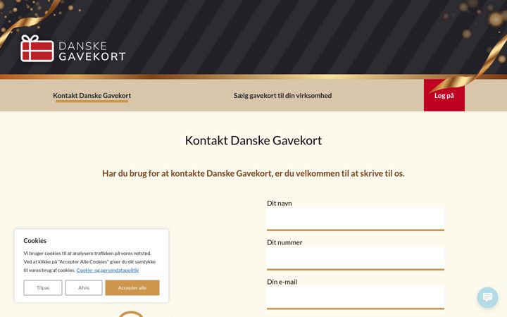 Ekrano kopija danskegavekort.dk