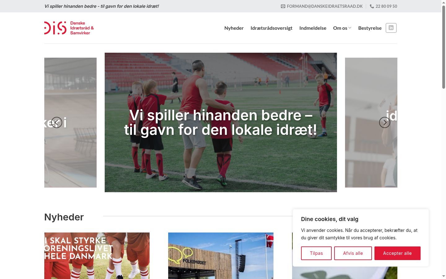 Screenshot des Einwilligungsbanners vor jeglicher Interaktion