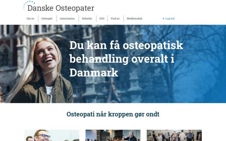 Ekrano kopija danskeosteopater.dk