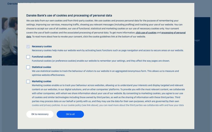 Screenshot of danskeprivateequity.com