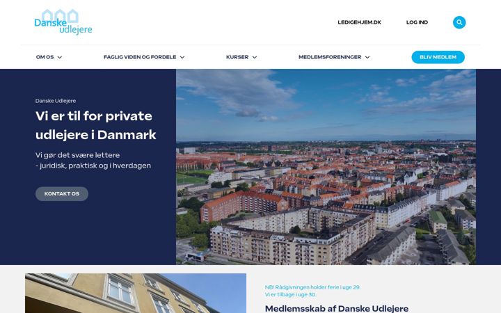 Screenshot di danskeudlejere.dk