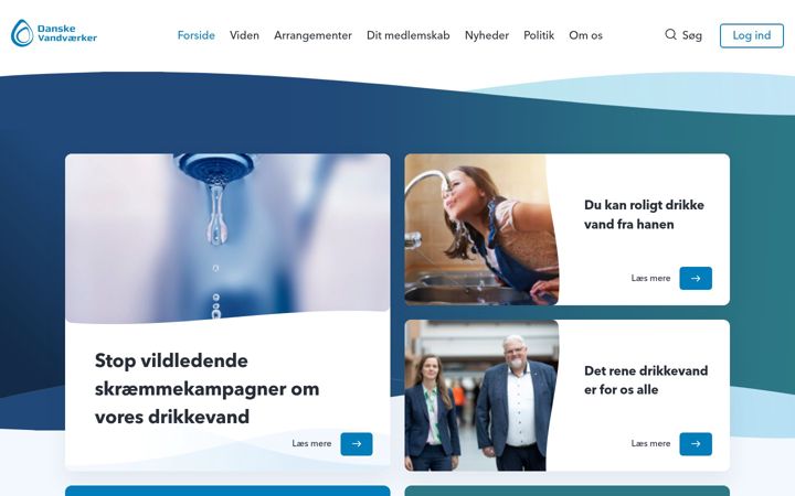 Screenshot of danskevv.dk