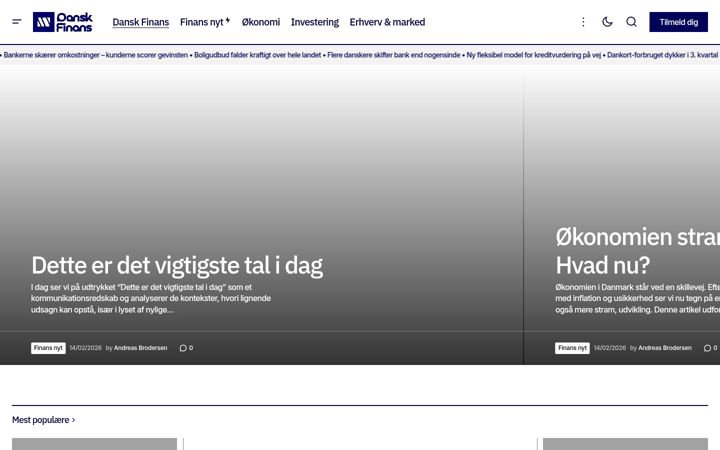 Screenshot of danskfinans.dk