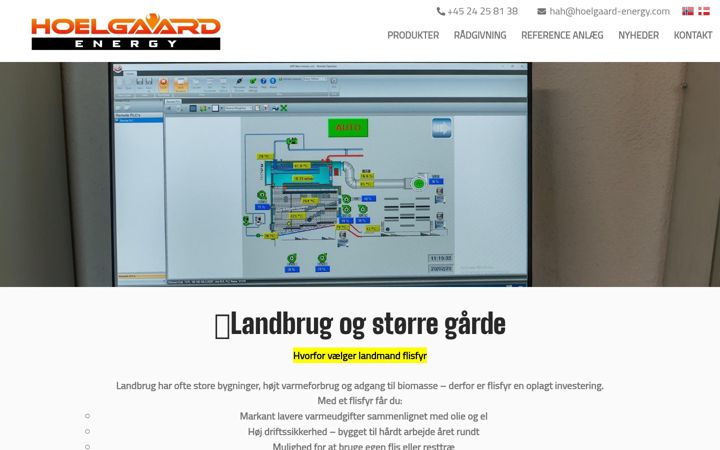 Skærmbillede af danskflisvarme.dk