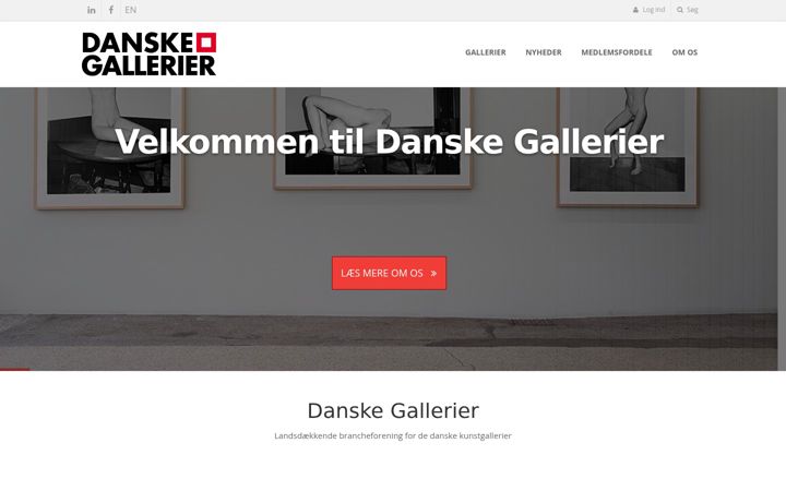 Ekrano kopija danskgalleri.dk