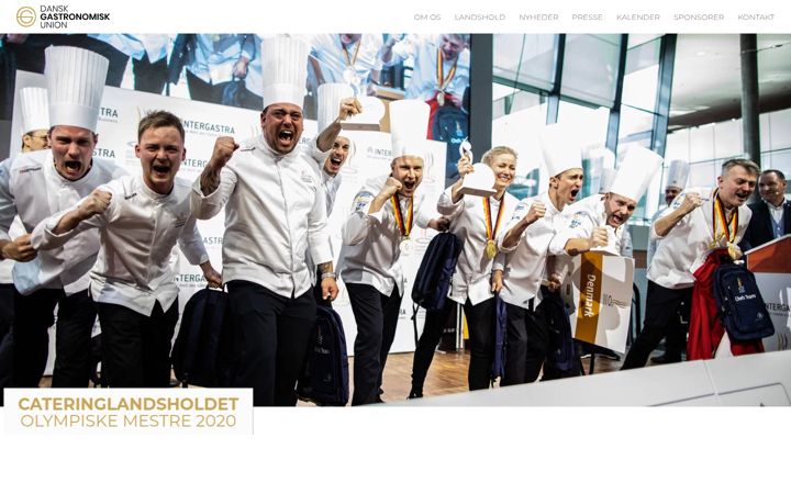 Screenshot von danskgastronomiskunion.dk