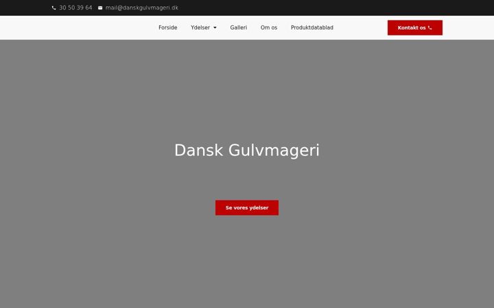 Ekrano kopija danskgulvmageri.dk