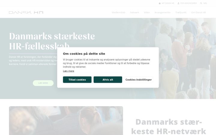 Ekrano kopija danskhr.dk