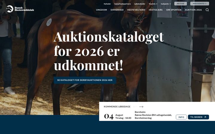 Ekrano kopija danskhv.dk