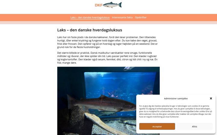 Ekrano kopija dansklaksefond.dk