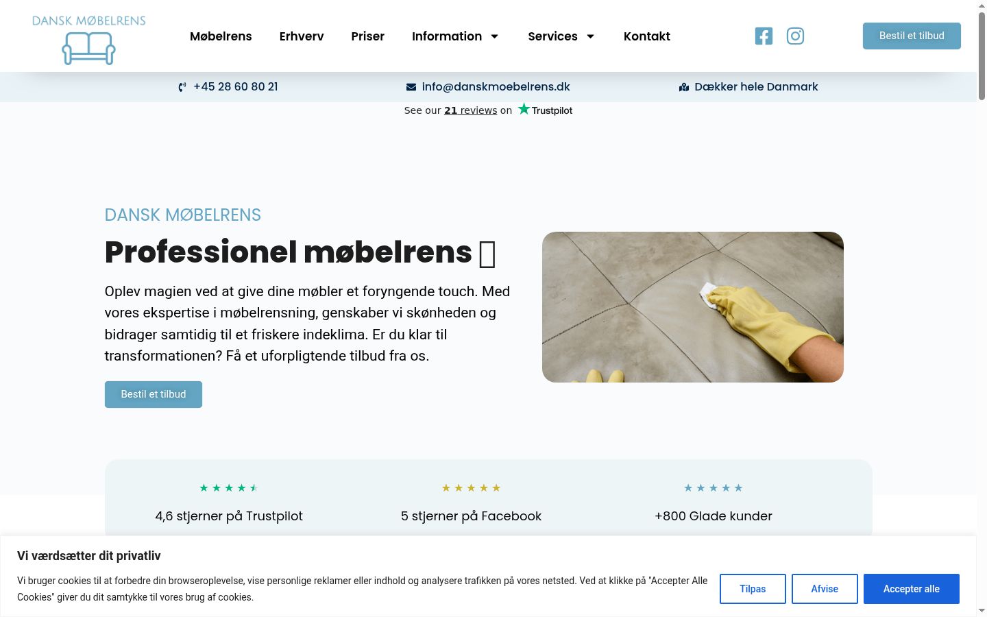 Sutikimo reklamjuostės, rodytos prieš bet kokią sąveiką, ekrano kopija