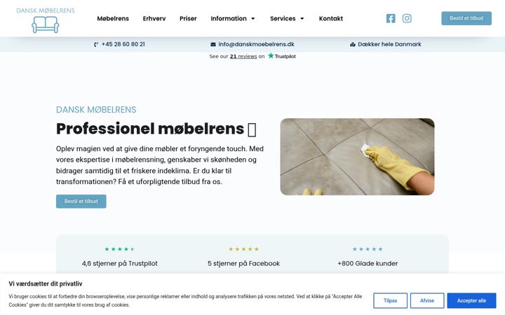 Screenshot von danskmoebelrens.dk
