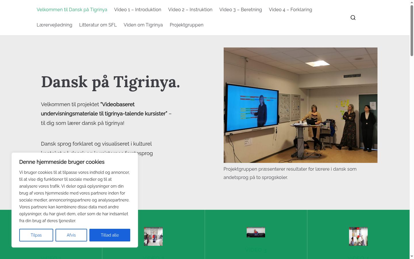 Screenshot van de toestemmingsbanner zoals getoond vóór enige interactie