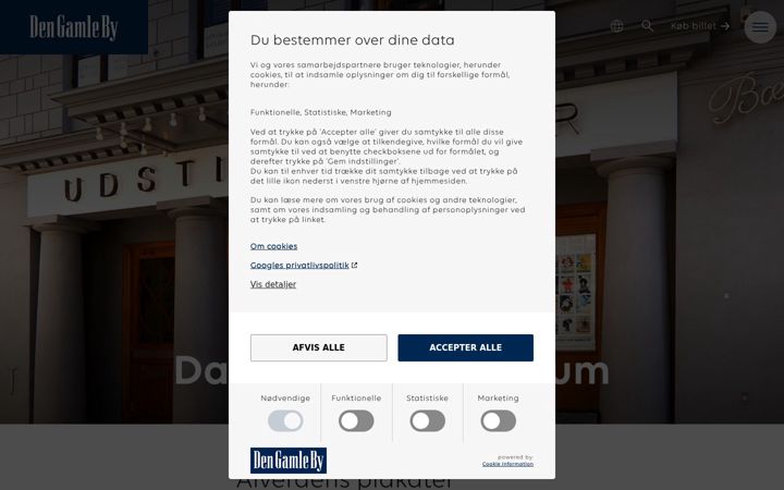 Screenshot di danskplakatmuseum.dk