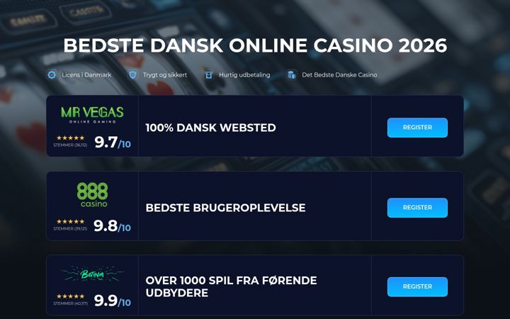 Screenshot of danskratedcasino.com