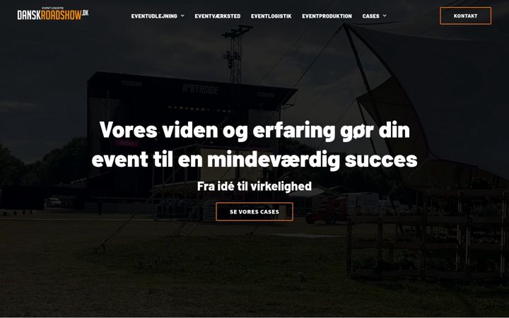 Screenshot di danskroadshow.dk