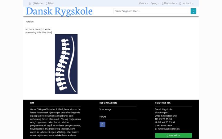 Screenshot di danskrygskole.dk