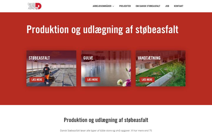 Snímek obrazovky danskstobeasfalt.dk
