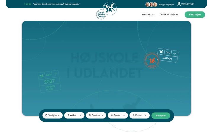 Screenshot di danskstudiecenter.dk