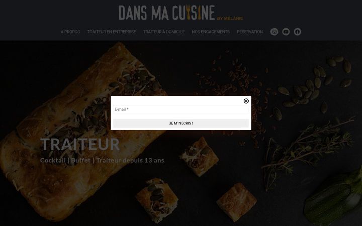 Zrzut ekranu dansmacuisinebymelanie.fr