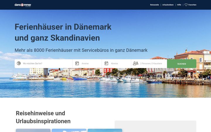 Screenshot of dansommer.de