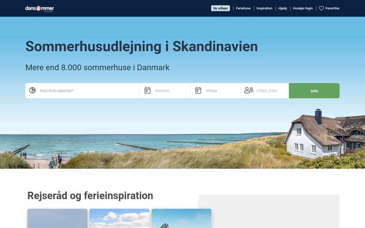 Screenshot of dansommer.dk