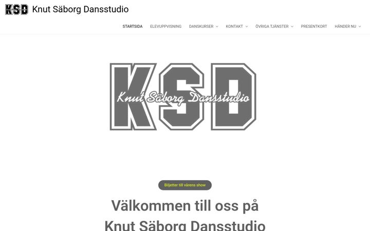 Screenshot von dansstudio.com
