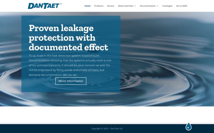 Screenshot von dantaet.co.uk