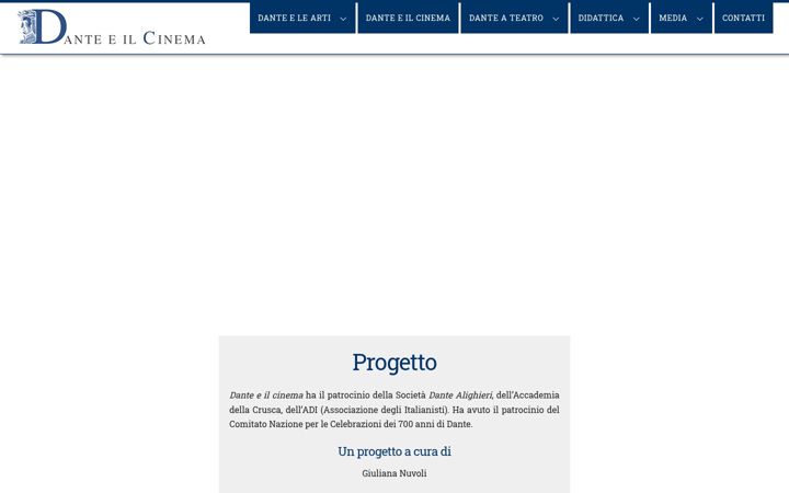 Screenshot of danteeilcinema.com