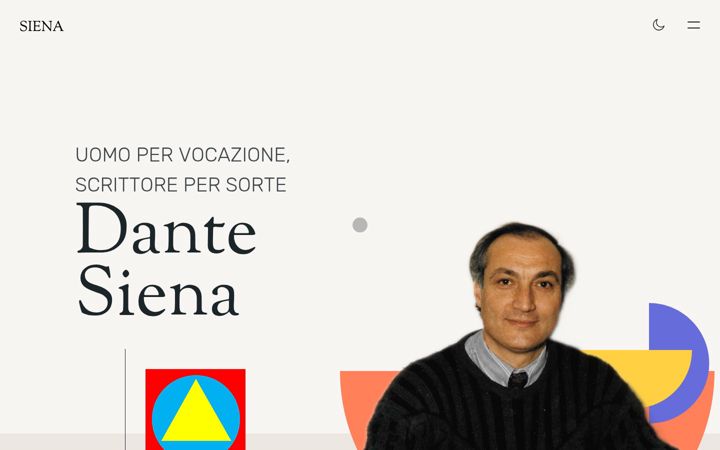Screenshot of dantesiena.it