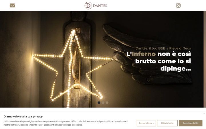 Screenshot of dantesinpieve.it