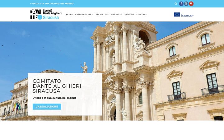 Screenshot of dantesiracusa.com