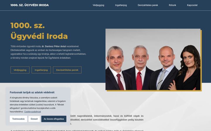 Zrzut ekranu dantesz.hu