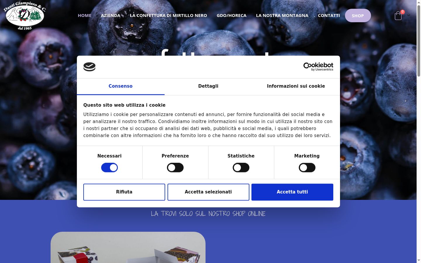 Zrzut ekranu banera zgody wyświetlanego przed jakąkolwiek interakcją