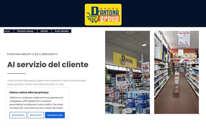 Screenshot von dantonagroup.it