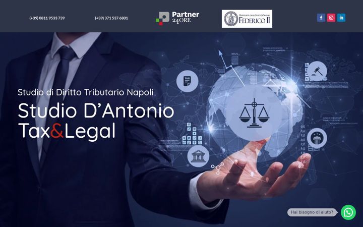 Screenshot of dantoniotaxlegal.it