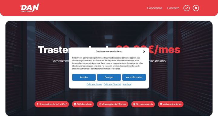 Screenshot of dantrasteros.com