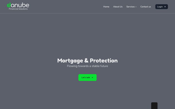 Screenshot of danubefs.co.uk