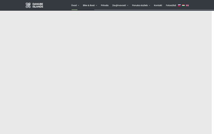 Screenshot of danubeislands.sk