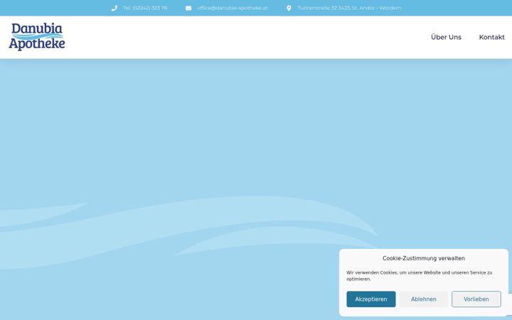 Screenshot of danubia-apotheke.at