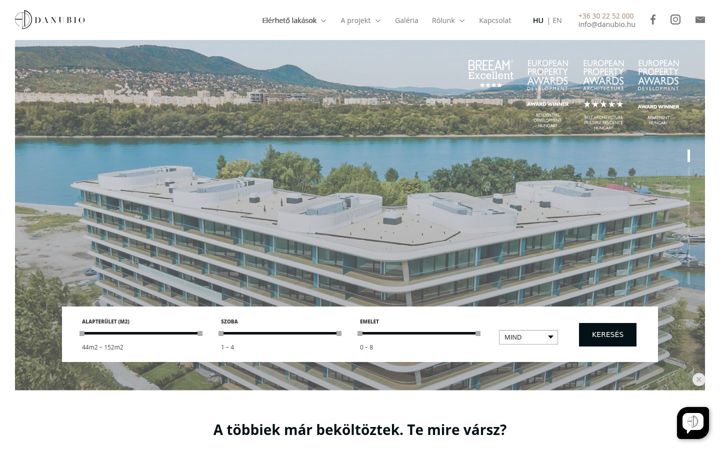 Zrzut ekranu danubio.hu