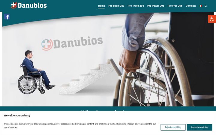 Screenshot of danubios.com