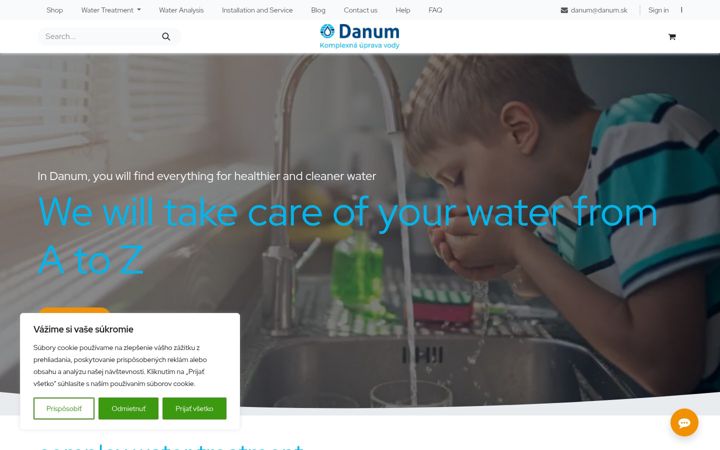 Screenshot of danum.sk