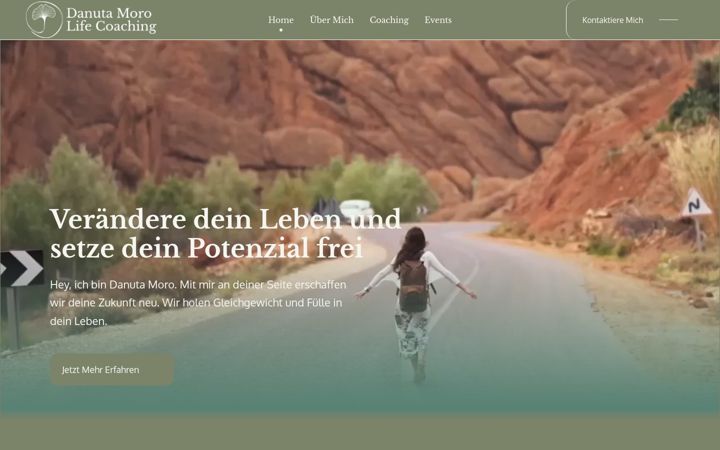 Screenshot of danutamoro.de