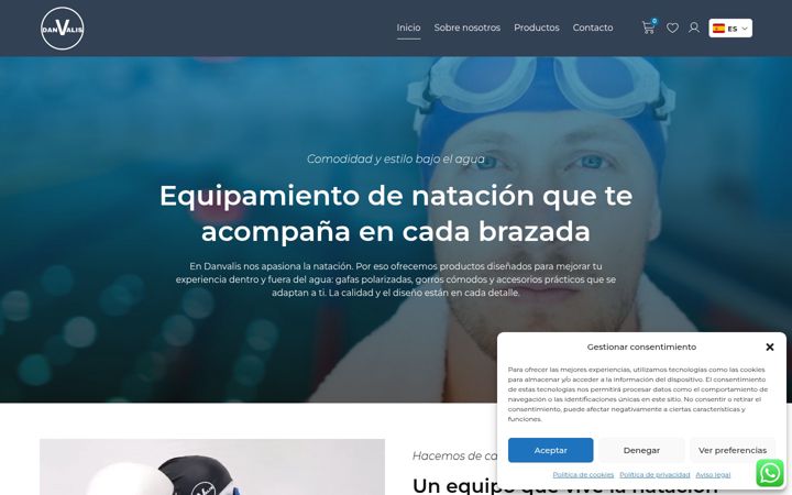 Screenshot of danvalis.com