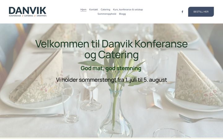 Screenshot of danvik.no