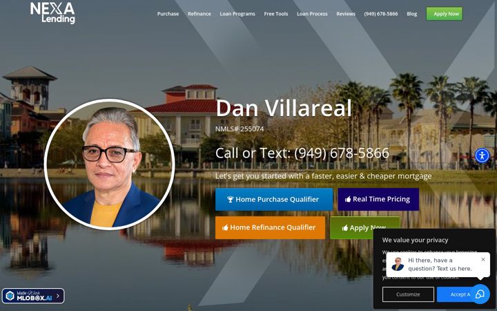 Screenshot of danvillareallendingteam.com