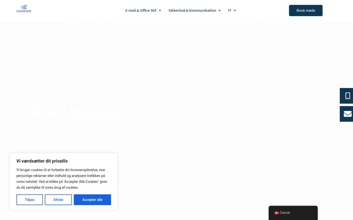 Screenshot of danware.dk